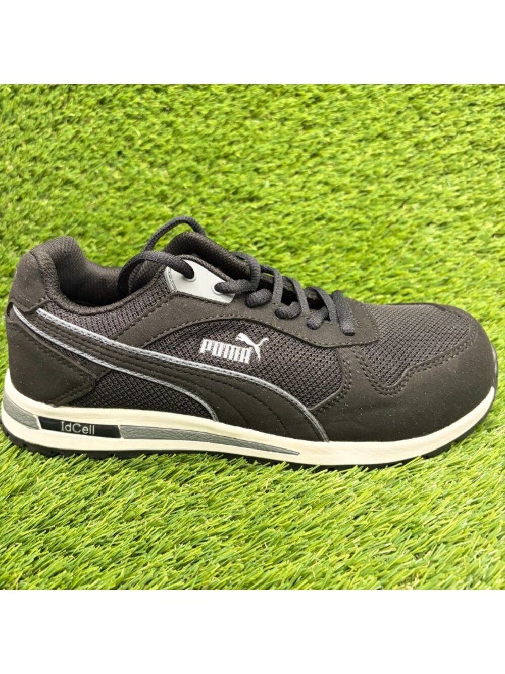 Puma Frontside Low Womens Size 8.5 Black White Composite Toe Safety Work Shoes